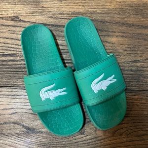 Lacoste slip on sandals women’s 8